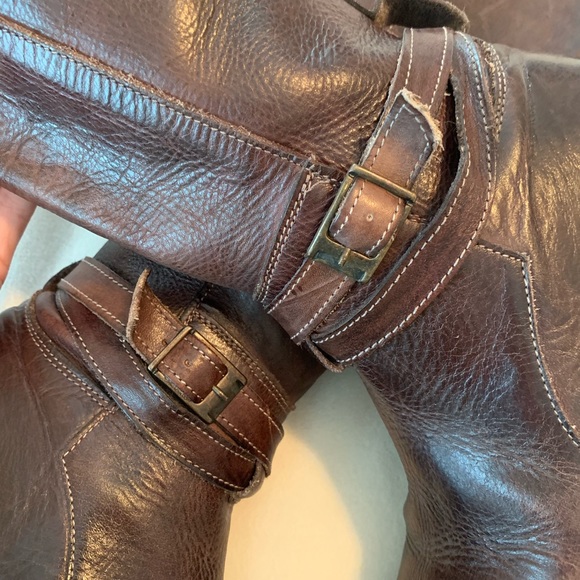 Bed Stu Bristol Dark Brown Leather Boots - Picture 5 of 9